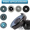 5/8''-11 Thread Angle Grinder Flange Nut, Metal Grinder Lock Nut Quick Release Locking Nut for Angle Grinder with 5/8-11 Threaded Spindle (Black)