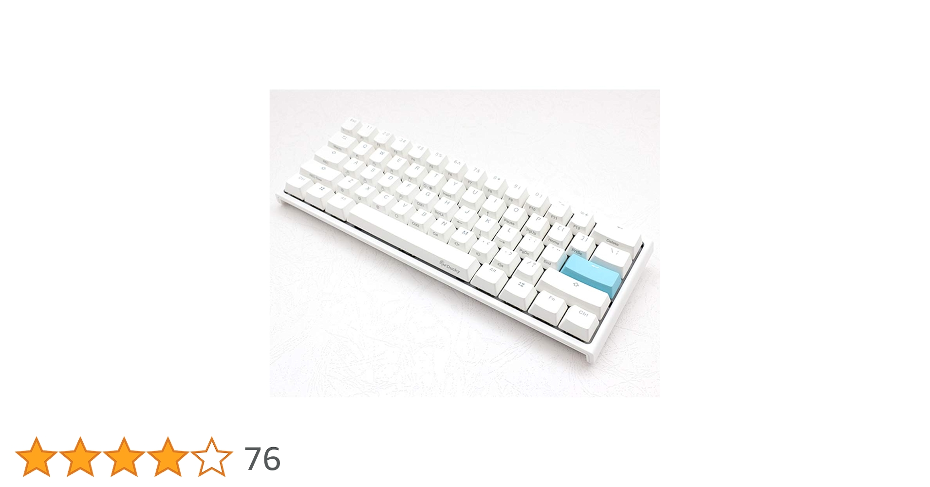 Amazon.co.jp: USB-C Ducky One 2 Mini Pure White RGB 60