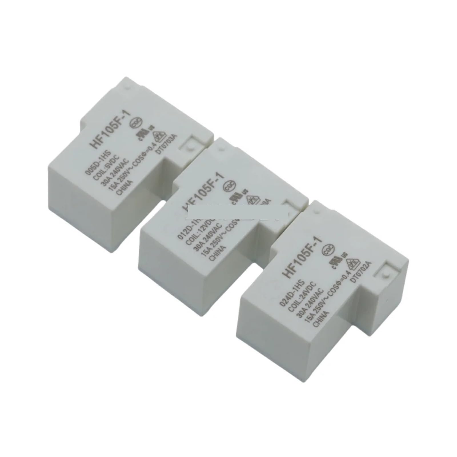 PKNVKZIDK 5PCS HF105F-1-005D-1HS 4PIN 30A RELAY