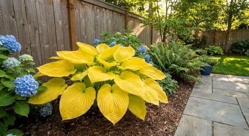 Image of Hosta Seeds For Planting (200 SEEDS) Low Maintenance - Grow Indoor /Outdoor Both - Grow Year Round (GOLDEN SUNSHINE)
