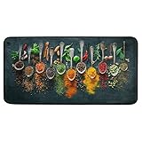 Cooking Herbs Spices Kitchen Rugs Kitchen Mat Bath Rug Floor Door Mats Non Slip Doormat Soft Runner...