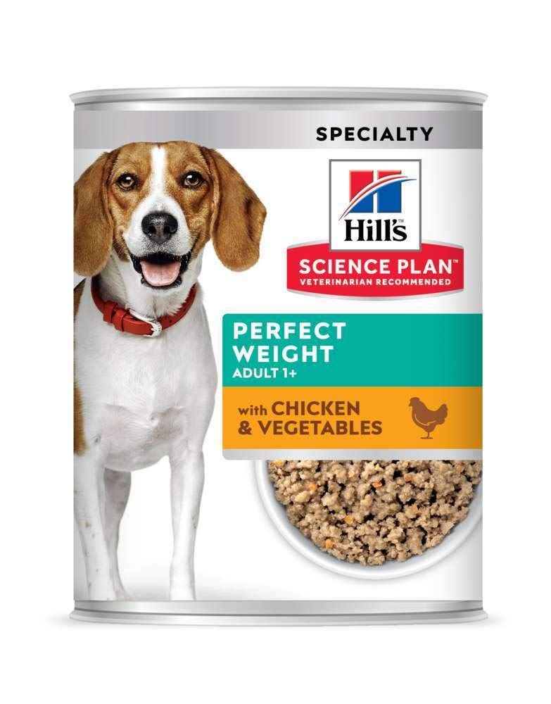Hill?s Pet Nutrition Adult Perfect Weight Hill's Science Plan Wet Dog Food, Chicken, 4 kg