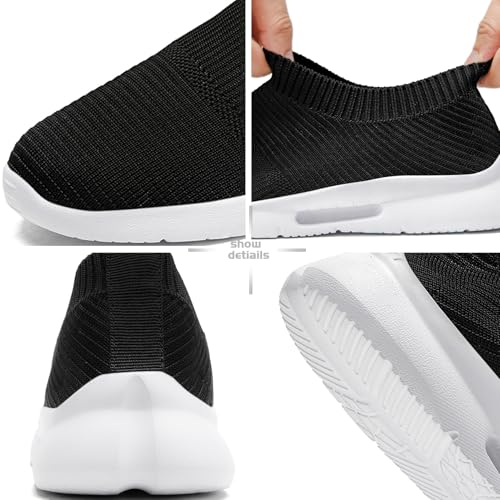 Women Running Shoes Tennis Walking Sneakers Lightweight Slip On Workout Gym Shoes2