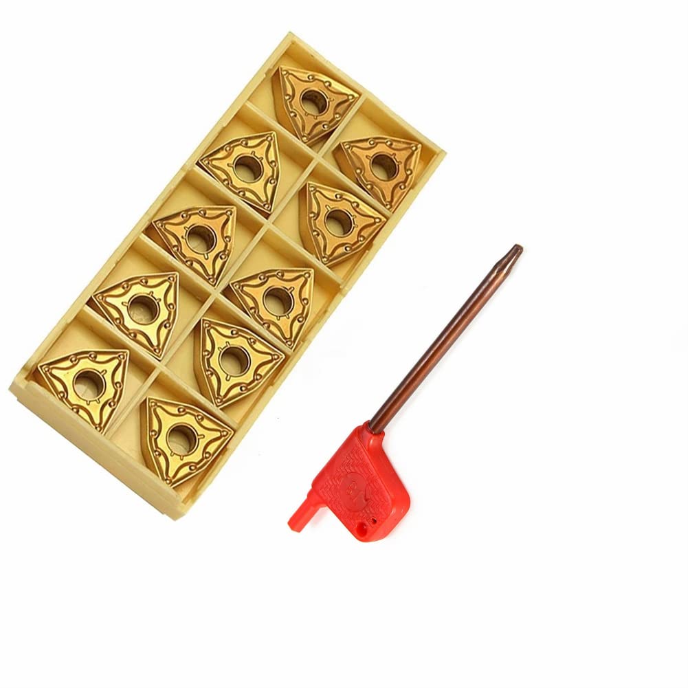 10PCS WNMG080404 Inserto in carburo