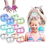 水風船 みずふうせん 水爆弾 再利用可能 水遊び玩具 ォーターバルーン 水上戦争 夏祭り イベント用品 夏定番の遊び 水風船合戦 水遊び 夏の日 【2022新登場・全面進化】 (12 PCS)