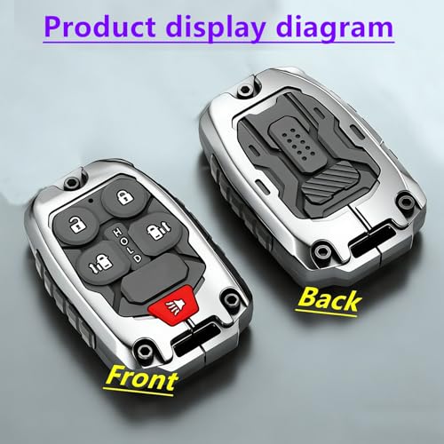Remplacement boîtier clé Honda Odyssey 2011-2013 télécommande 5 boutons N5F-A04TAA - 2