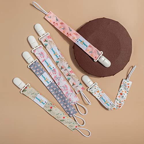 Babygoal 6PS21 Floral Pacifier Clips thumb #8