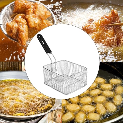 Cesta para Freidora de Acero Inoxidable para Cocina Casera y Profesional, Estilo A miniatura 4
