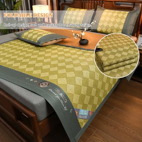 Alfombrilla de dormir refrescante de doble cara con funda de almohada 4
