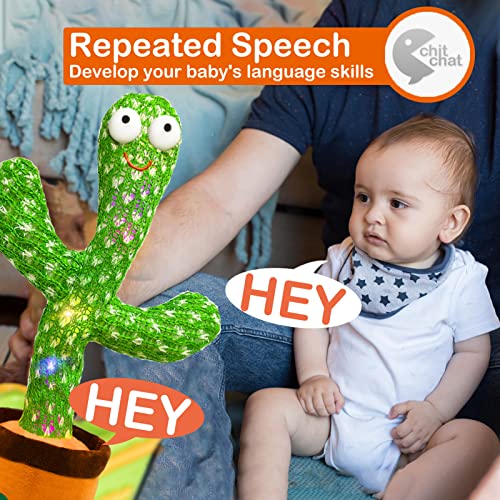 image for Hunfur Dancing Cactus Mimicking Toy for Kids and Babies,Volume Adjustm