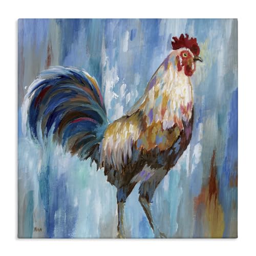 Stupell Industries 'Farm Rooster Contemporary Painting Morning'| Canvas Art