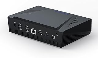 Mini PC i7 1280P Windows 11, Mini Computador 8GB DDR5 RAM 256GB NVME SSD, 2,5gbe Lan, Triplo Ecrã, Ligação Automática, Wake On Lan, TPM 2. 0