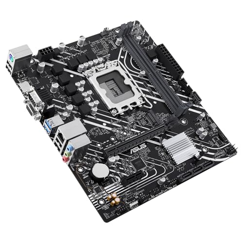 PRIME H610M-D Scheda Madre mATX Intel H610 (LGA 1700), DDR5, PCIe 4.0, slot M.2, Realtek 1 Gb Ethernet, HDMI, VGA, USB 3.2 Gen 1, SATA 6 Gbps, Header RGB - Scheda madre - Immagine 4