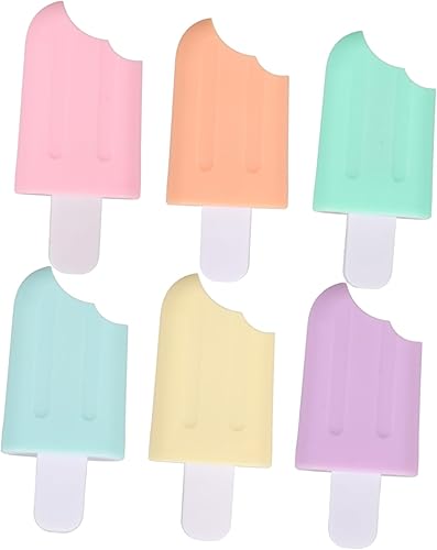 NUOBESTY 6 unids rotulador fluorescente notas de escritura resaltadores helados resaltadores marcador metálico marcador colorido rotulador graffiti