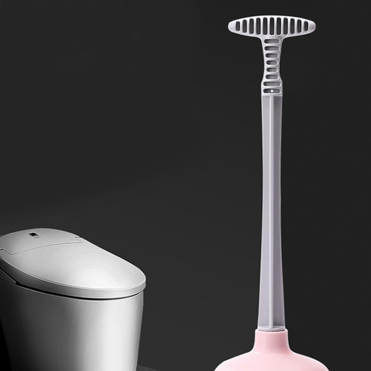Sturalavandini da Bagno 2 Pezzi in ABS e Gomma Aspirazione per Casa e Hotel, Pulizia Tubi e Scarichi Rosa