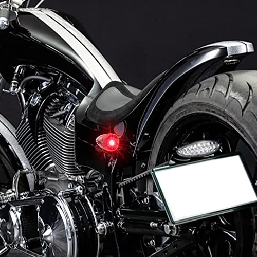 DREAMIZER 2pcs Chrome Bullet 15 LEDs Motorcycle Turn Signal Lights Front and Rear Indicator Lamps Compatible with Harley Honda Yamaha Cruiser Softail Sportster Street bike Chopper Bobber - Thumbnail 7