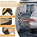 BUZIFU 2pcs Protección para Parachoques,Espuma para Golpes,Las Franjas Amarillas y Negras,Protectores para...