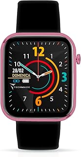 SMARTWATCH HAVA | CINTURINO NERO CASSA ROSA