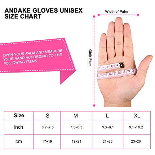 Andake スキーグローブ レディース メンズ スキー手袋 3M断