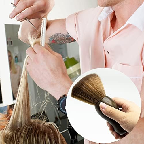 Neck Duster Brush Hair Cutting Brush Barber Natural Fiber Wooden Handle Salon Hairbrush Largr Hair Cutting Neck Duster Brush Barber Natural Fiber Wooden Handle Salon Hair Removal Brush Hairbrush