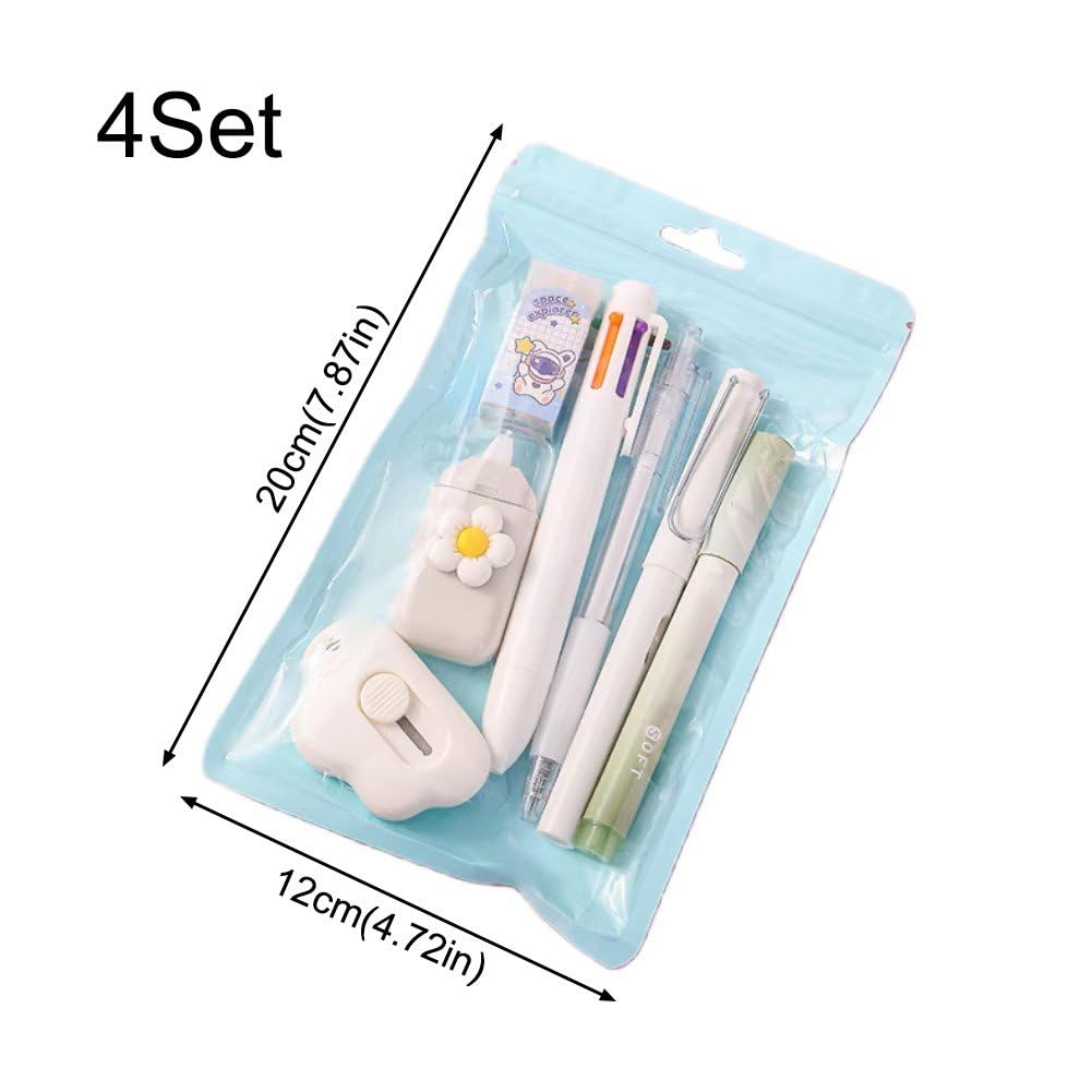 Amazon.co.jp: 子供用文房具セット ジェルペン、蛍光ペン、ボールペン