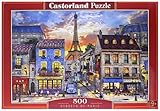 Hobby Puzzle 500 piezas Castorland Streets of Paris 500 pcs Puzzle - Rompecabezas (Puzzle rompecabezas, Ciudad, Niños y adultos, Niño/niña, 9 año(s), Interior) , color/modelo surtido