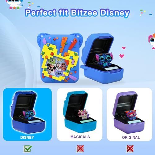 Boîtier Silicone Bitzee Disney Canboc Bleu - Coque Protection pour Compagnon Virtuel Interactif