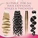 Hair Extension Tape (144 Tabs) Hair Tape for Hair Extensions, Tape in Tape Replacement, Tape in Extensions. Extension Tape for Tape Ins, Tape In Tape, 1.6 x 0.3 Inch Pre Cut Tabs