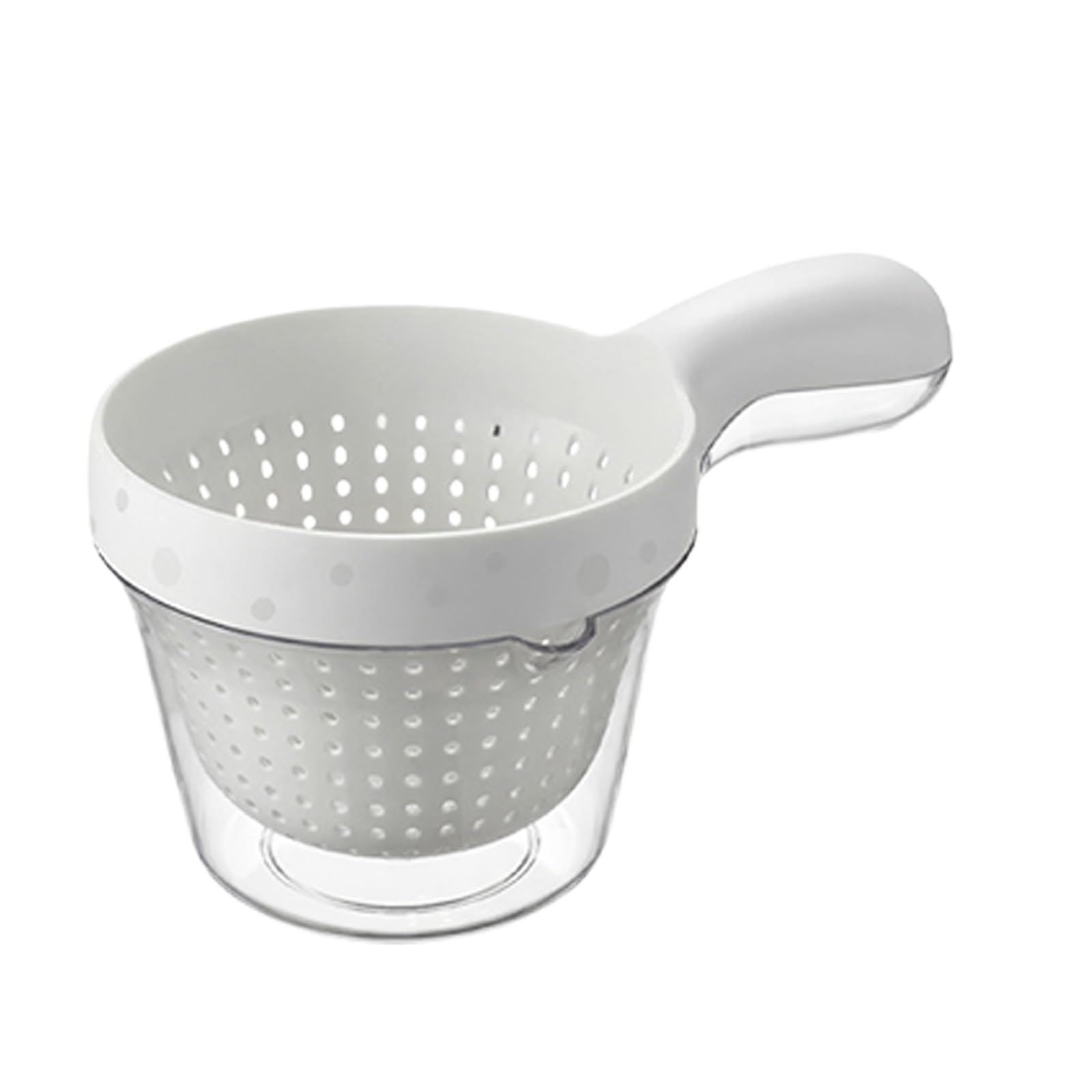 Nucelit Layer Fruit Basket with Drain Holes, Stackable Vegetable Basket with Handles Detachable Double Layer Stackable