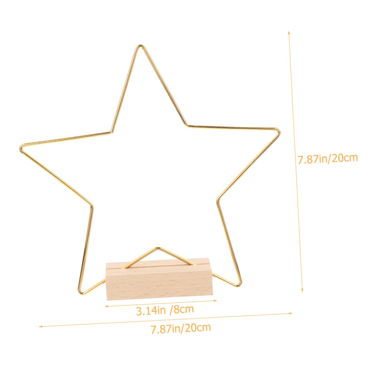 Abaodam 6juegos Aros Metálicos De Para Decoración Base De Madera Para Bodas y Aros Para De Mesa Manualidades Con Diseño y