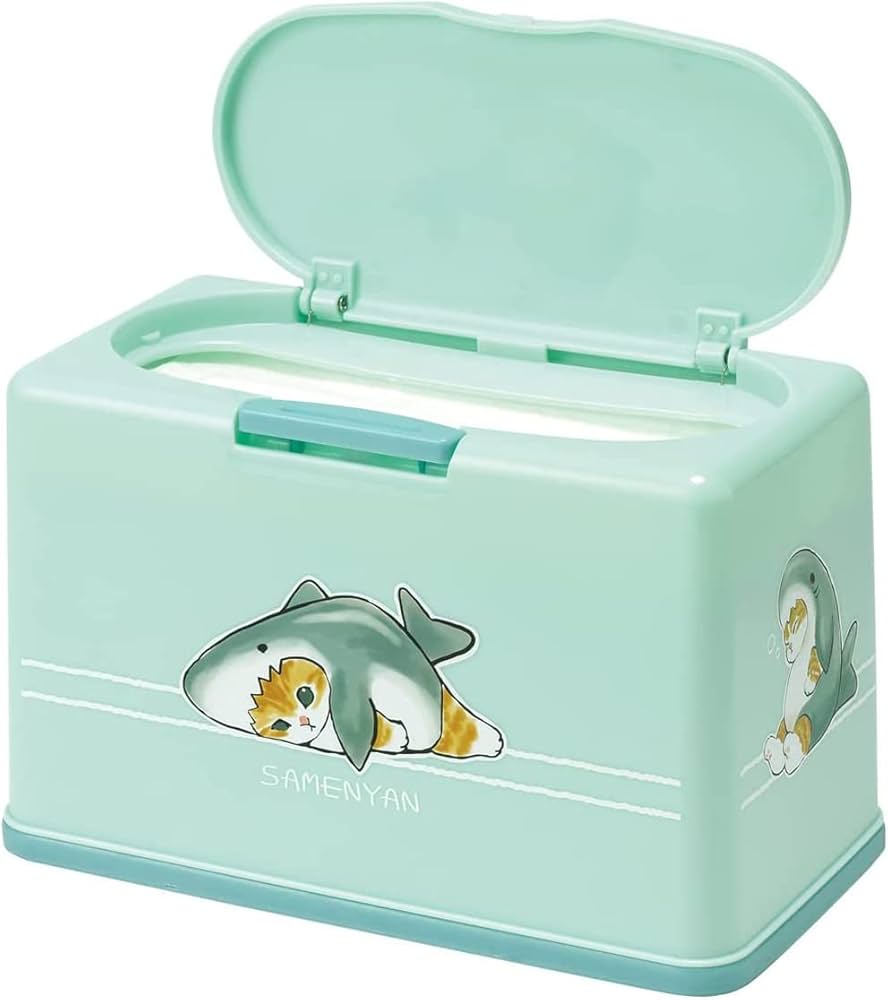 新品 6点 mofusand サメにゃん 折りたたみスツール マット 収納ケース mofusand 折り畳み収納BOX 大(サメにゃん) | mofusandもふもふ