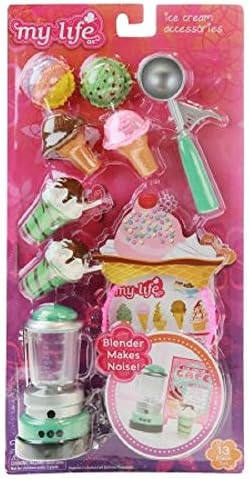 My Life As Ice Cream Playset 13 Piece Accessory Set for 18 Dolls