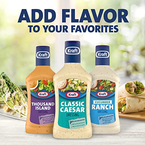 Image of Kraft Salad Dressing, Caesar, 16 oz (Pack of 2)