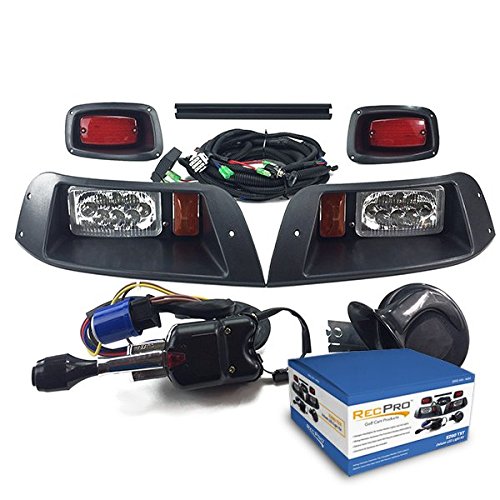 RecPro EZGO TXT Golf CART Deluxe Street Legal All LED Light Kit 1996-2013
