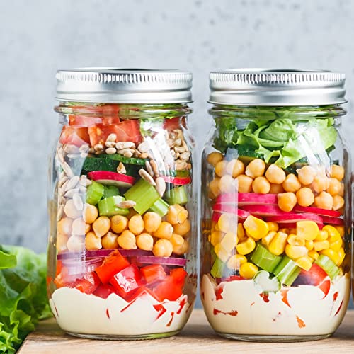 84Pcs Regular Mouth Mason Jar Canning Rings, Replacement Rings Or Tops Durable & Rustproof Tinplate Metal Bands/Rings For Mason Jar (Silver/70 Mm) #TOP5