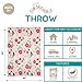 Squishmallow's Cam Bedding Super Soft Micro Raschel Throw, 46 in x 60 in, (Official Squishmallow's Product) by Franco