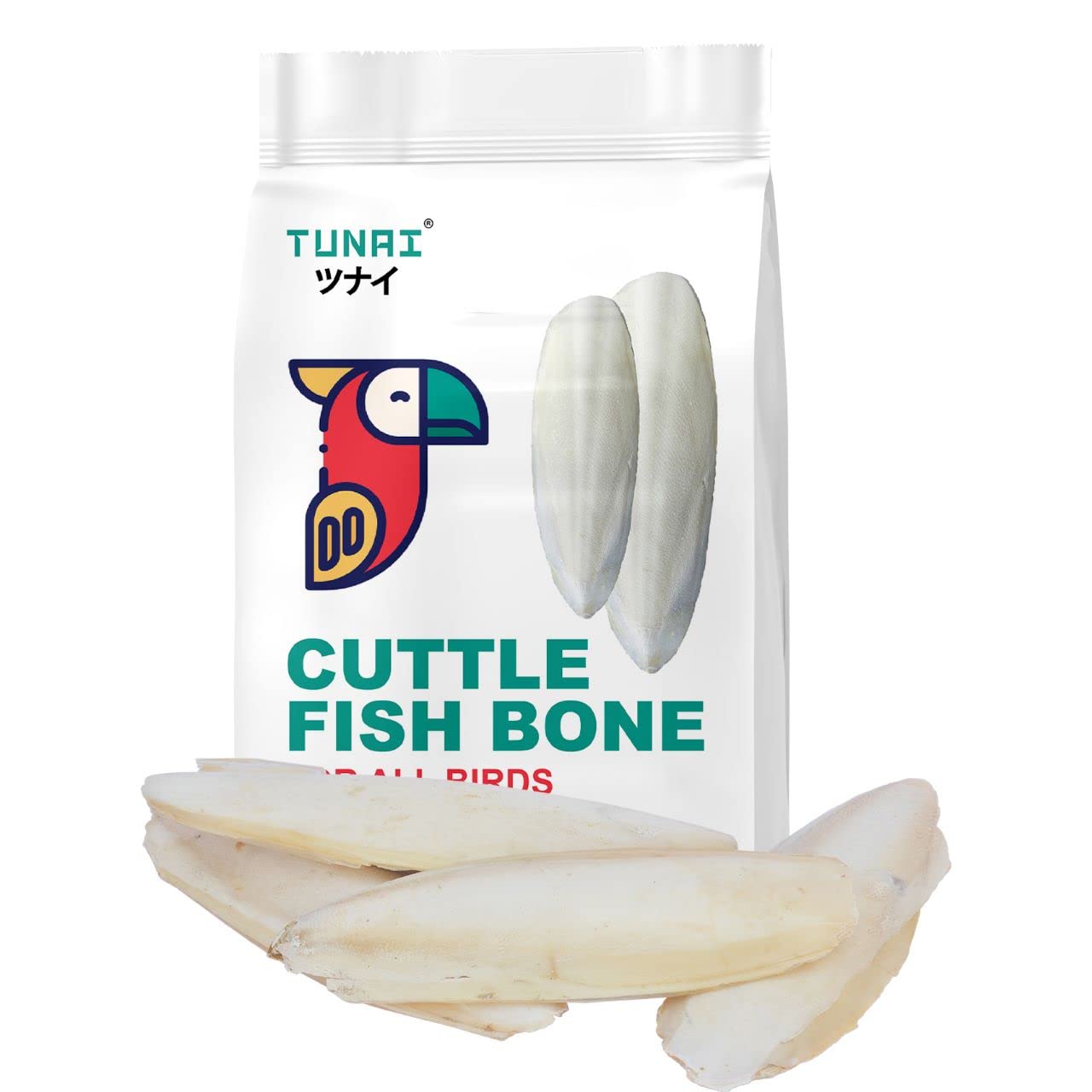 Tunai Cuttle Fish Bone for Birds | 250g | Love Birds, Budgies, Lori, Conures, Parrots, Cockatiels, Canaries, Finches, Amazons, Cockatoos, Macaws
