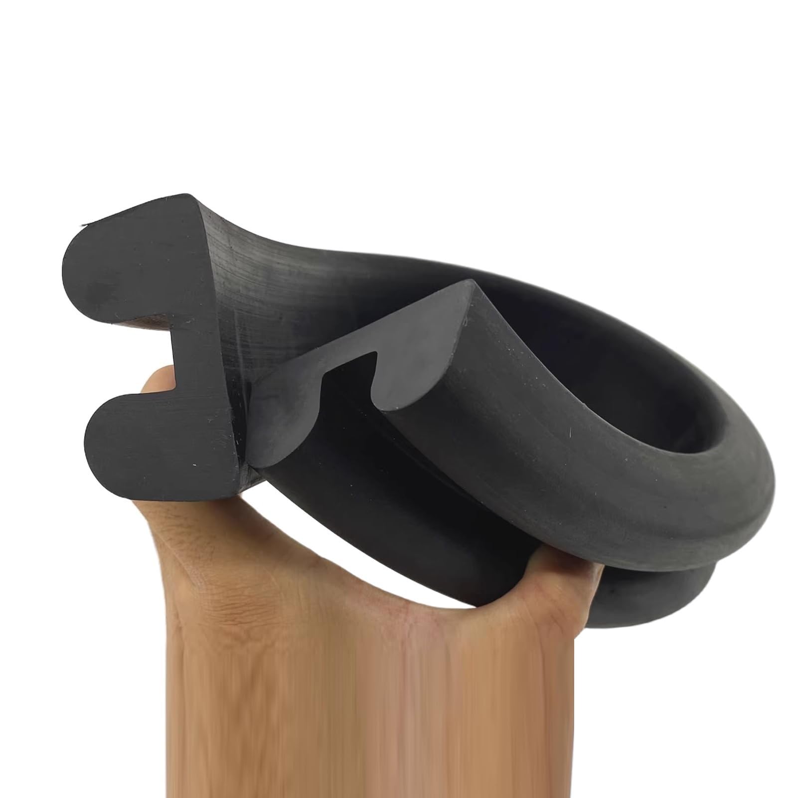 Vollgummi-Kantenverkleidung für Autos, Boote, Fahrzeuge, Metall-Glasausrüstung, abnehmbare Stoßstangenform, Marine, Universalluken, Kantenschutz (7,899 cm/78,9 m)