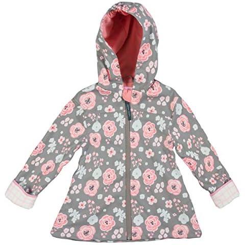 Stephen Joseph Charcoal Floral Kids Raincoat Cover