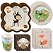 Big Dot of Happiness Woodland Creatures - Baby Shower or Birthday Party Tableware Plates, Cups, Napkins - Bundle for 32