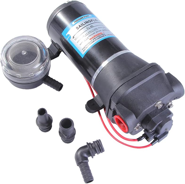 Marine Water Pump SEAFLO 24V DC Water Pressure Pump - 1.1 GPM 70 PSI For Marine RV Boat 24V Water Pump - Foto 7