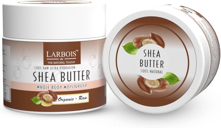 Larbois ® The Natural Touch Organic AShea Butter Body Butter For Softens And Smooths Skin With The Ideal Fragrance (100G)