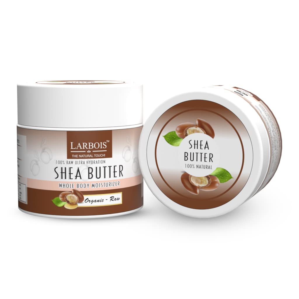 Larbois ® The Natural Touch Organic AShea Butter Body Butter For Softens And Smooths Skin With The Ideal Fragrance (100G)
