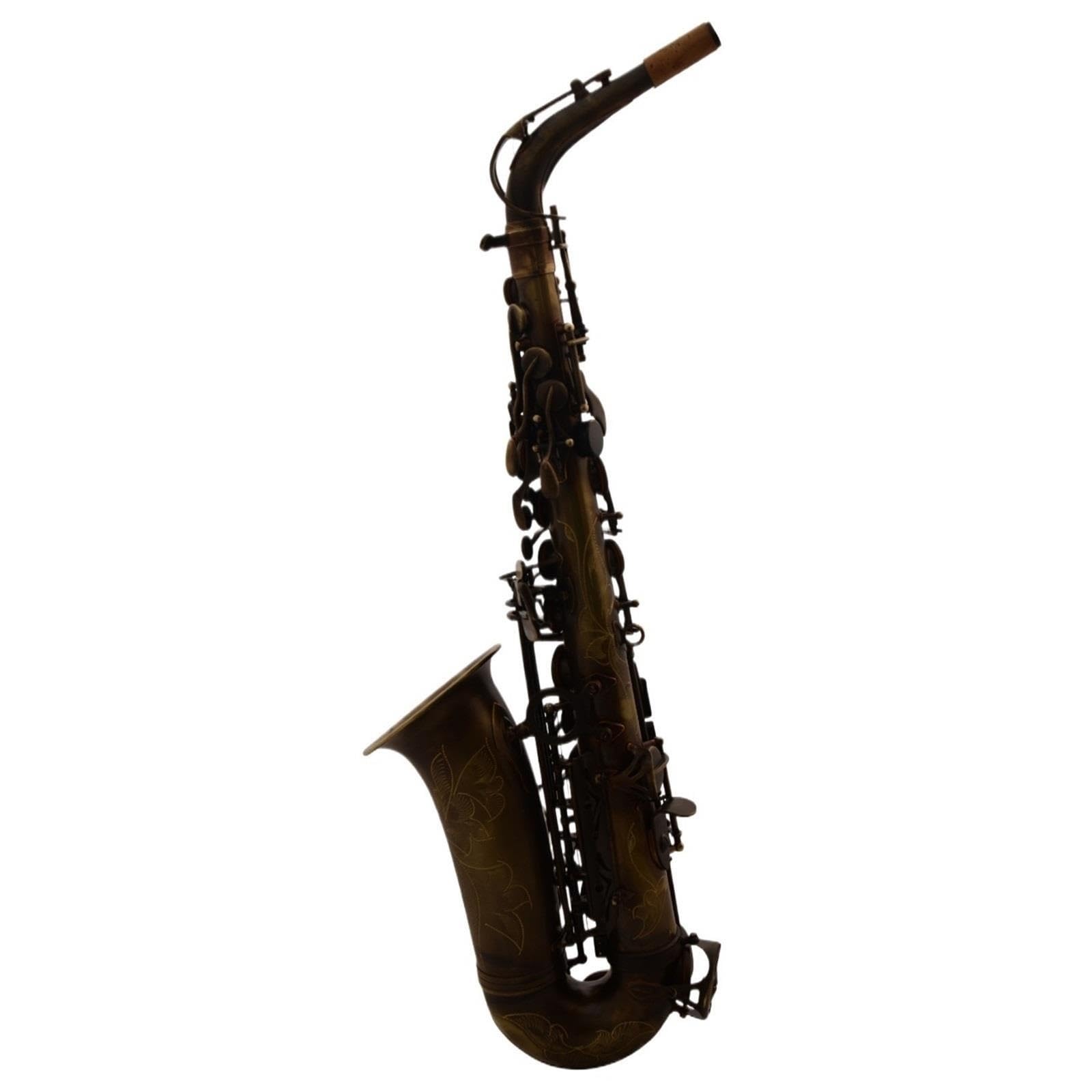 Saxofón Instrumentos Musicales Saxofón Alto En Mi Bemol Antiguo De Latón