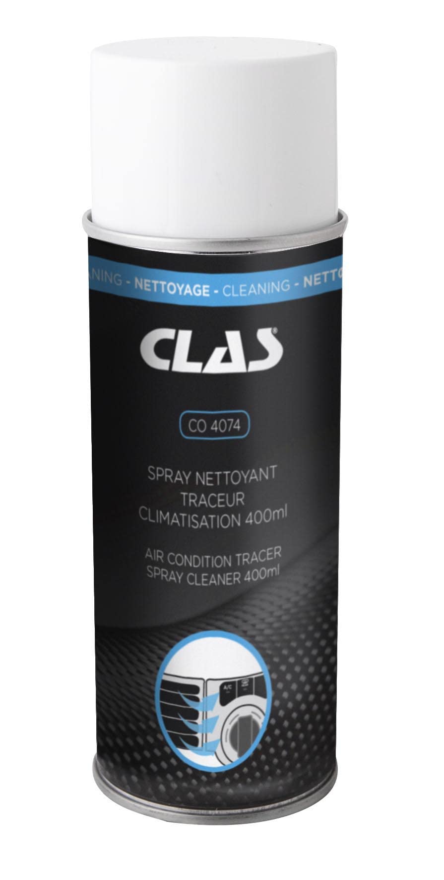 CLAS Equipements Spray nettoyant Traceur climatisation 400ml - CO 4074