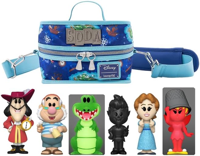 Funko Vinyl Soda Peter Pan 6-Pack with Loungefly Cooler