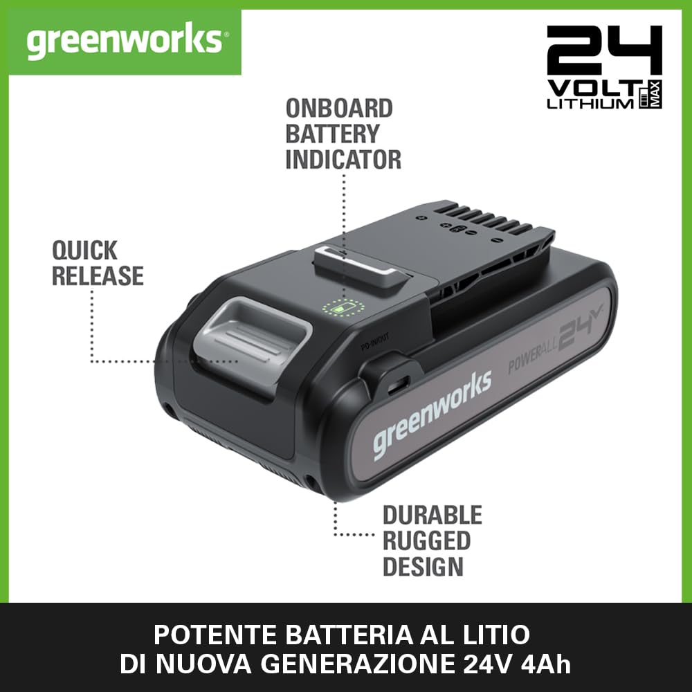 Pacco Batterie Agli Ioni Di Litio 24V 100AH, Batteria 24V Ricaricabile - Foto 1