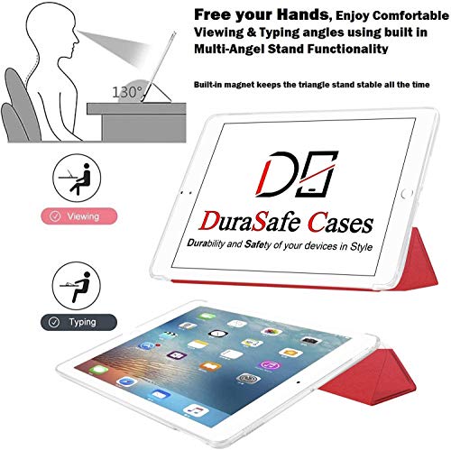 Image of DuraSafe Cases for iPad Air 6th 2024 5th 2022 Air 4th 2020 10.9 inch Air 11 inch A2588 A2589 A2591 A2316 MM9E3HN /A MM9D3HN /A MME23HN /A MM9C3HN /A MM9F3HN /A MYFQ2HN /A MYFM2HN /A MYFR2HN /A MM9N3HN /A - Red