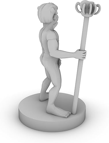 Miniatura 3 de Gnome Naked Wizard Mesa DND Gaming Miniatura