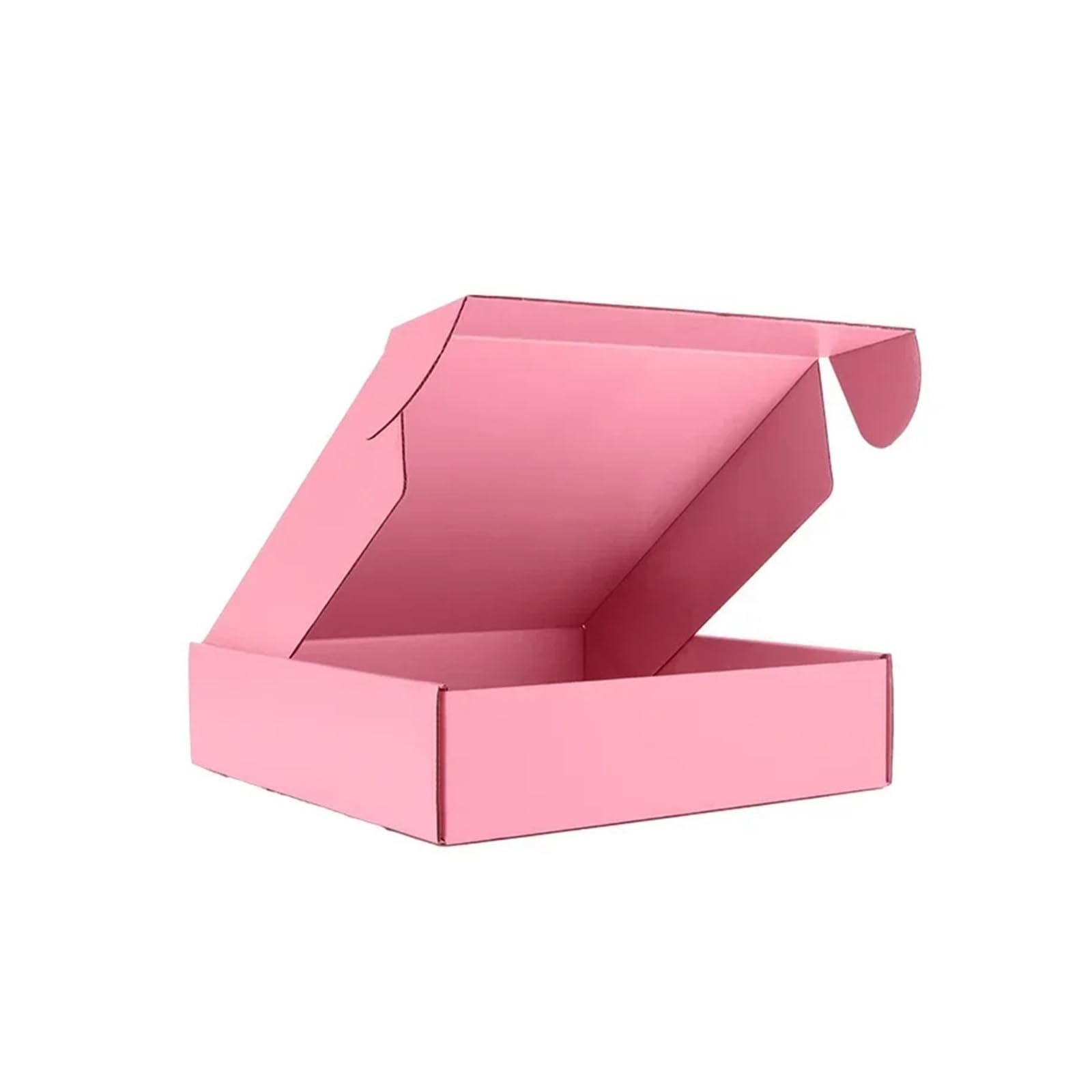 Scatola pieghevole spessa di carta ondulata a triplo strato da 10 pezzi cartone espressa confezionata a colori Regali abbigliamento Confezione cosmetici per San Valentino(Color1,20x20x6cm)